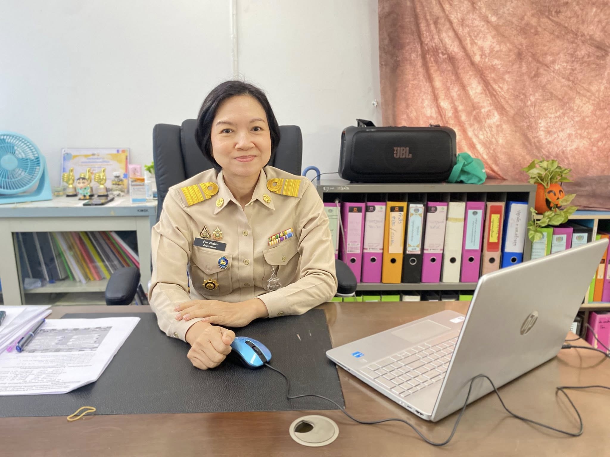 สพอ.เมืองฉะเชิงเทรา ร่วมประชุมมอบนโยบายและแนวทางการดำเนินงานโครงการ "ไทยช่วยไทย พลัส (60/40)"