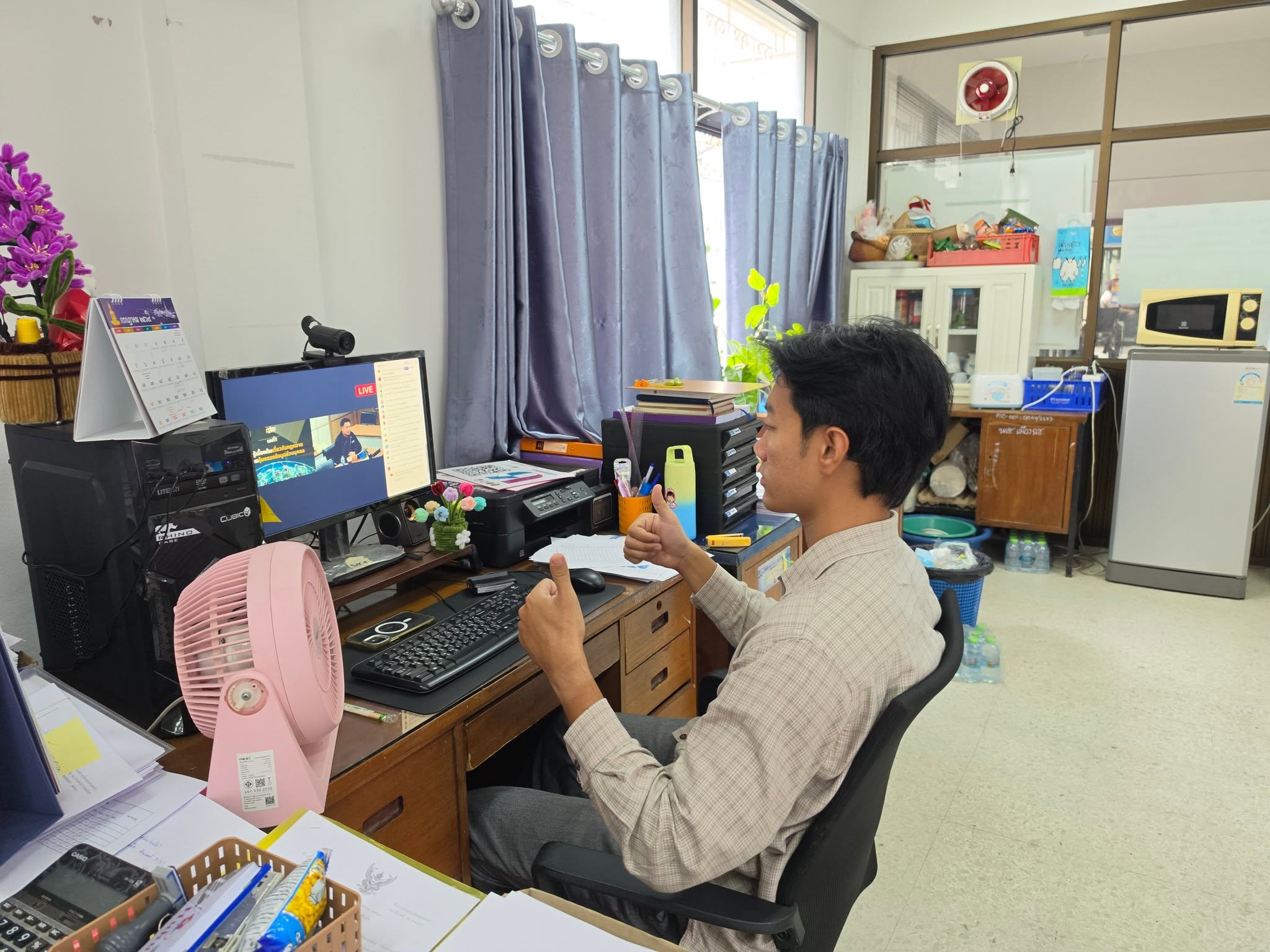 สพอ.เมืองฉะเชิงเทรา เข้าร่วมการอบรมหลักสูตร Personal Data Protection Act (PDPA) และหลักสูตร Cyber Security & AI Awareness Trainin